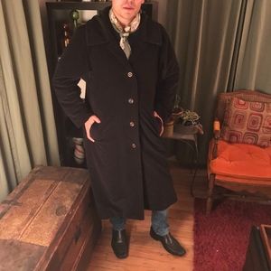 Vintage/Upcycled - Fashion Trench - Black Velour